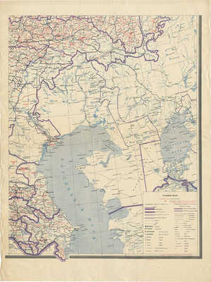 Карта лесничеств Европейской части СССР / Сост. и изд. Бюро лесной статистики Упр. лесами Наркомзема РСФСР. М., 1929.